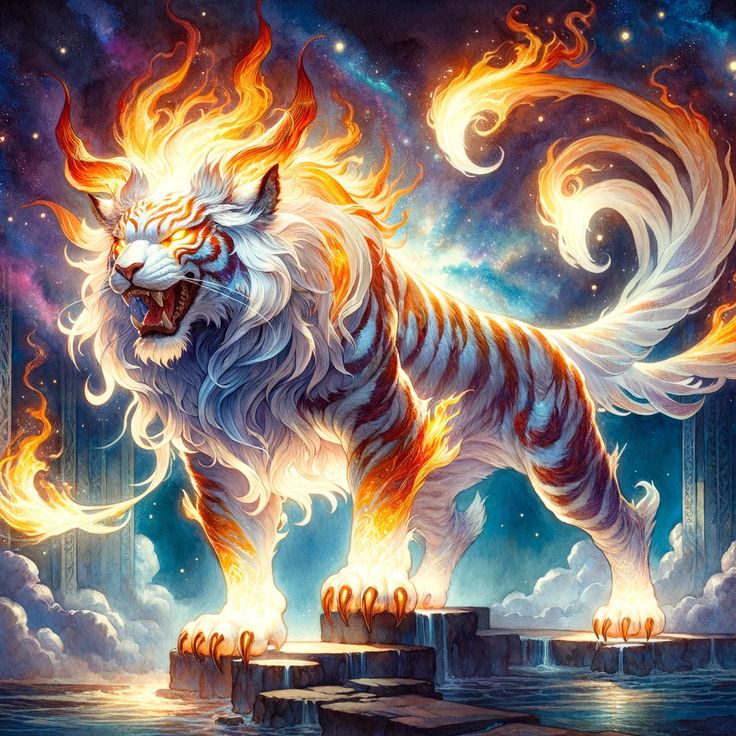 about-img Fortune Tiger rare species illustration